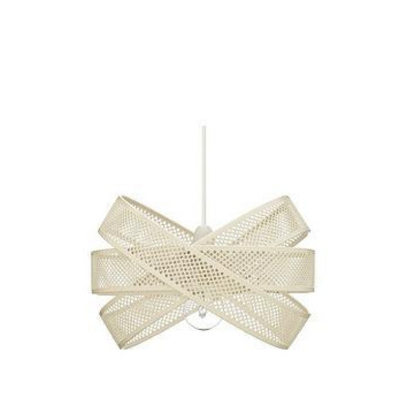 Very Home Knot Fretwork Easy Fit Shade White by Very