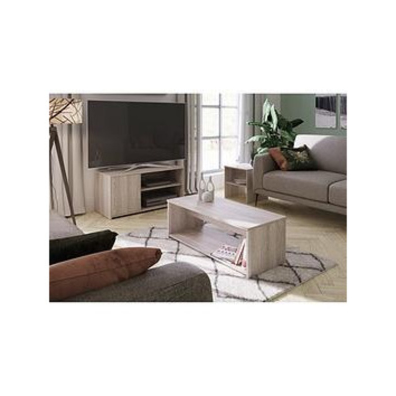 Gfw Newlyn 3 Piece Package Tv Unit, Coffee Table And Lamp Table