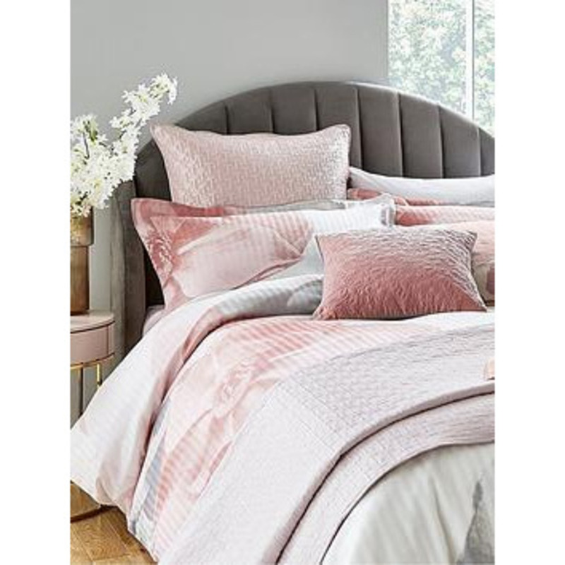Ted Baker Photo Magnolia Pink Oxford Pillowcase by Very