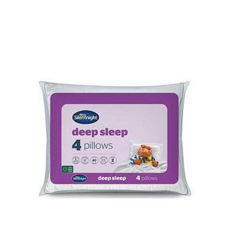 Silentnight Deep Sleep Pillows Pack Of 4 by Very
