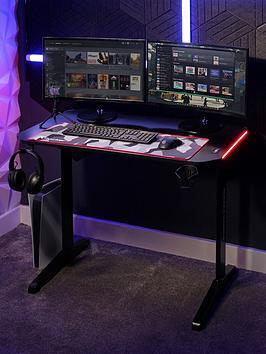 X Rocker Panther Rgb Desk by Very | uFurnish.com