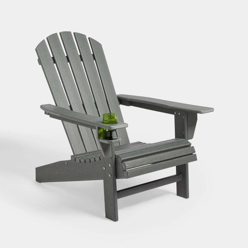Grey Adirondack Chair by VonHaus