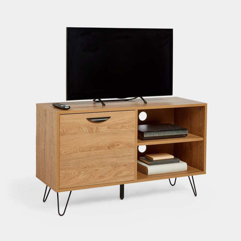 Capri Oak Effect TV Unit by VonHaus