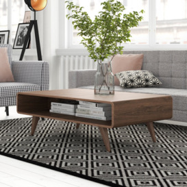 Ansley Solid Wood Coffee Table
