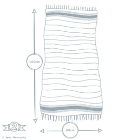 3 Piece Quick Dry Beach Towel Same-Size Bale