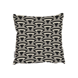 Retro Seamless Pattern In Art Deco Outdoor Cushion
