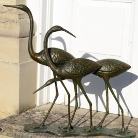 Cael Egrets Statue