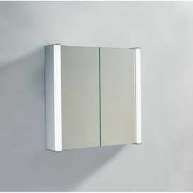 Burinskiy 70 x 70cm Surface Mounted Mirror Cabinet with LED Lightning