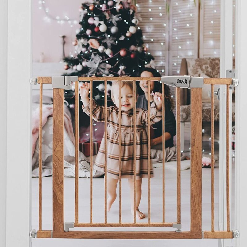 Dripex Stair Gate For Baby And Pet, Baby Safety Gate Pressure Fit
