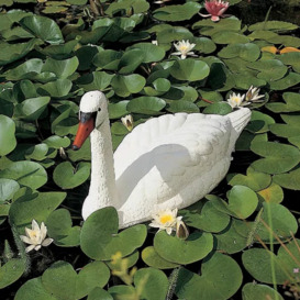Bejou Plastic Swan Garden Pond Ornament