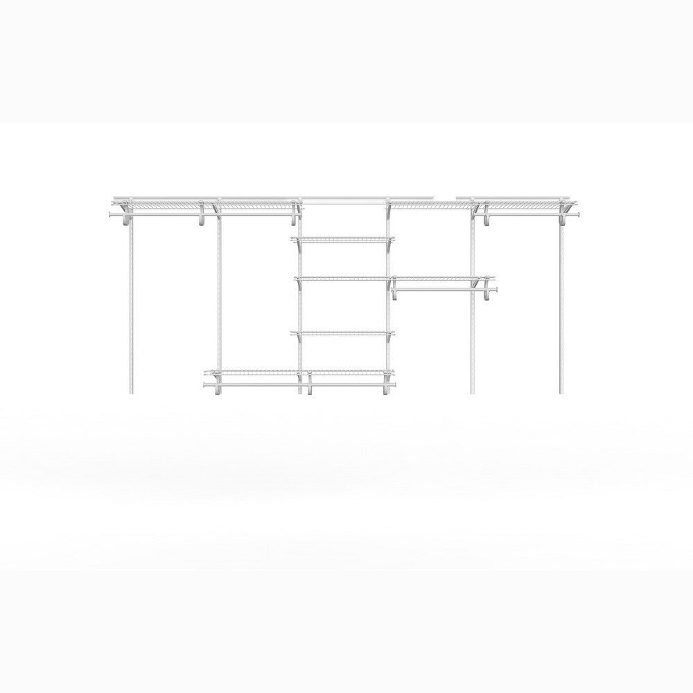 ClosetMaid 6 Shelf Adjustable ShelfTrack Wardrobe Shelving & Clothes