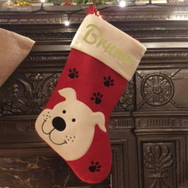 Dog Personalsied Christmas Stocking