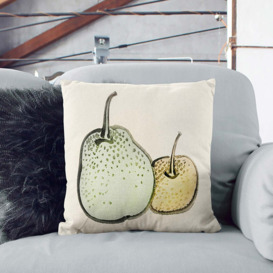 Asian Pears by Kono Bairei Cushion with Filling