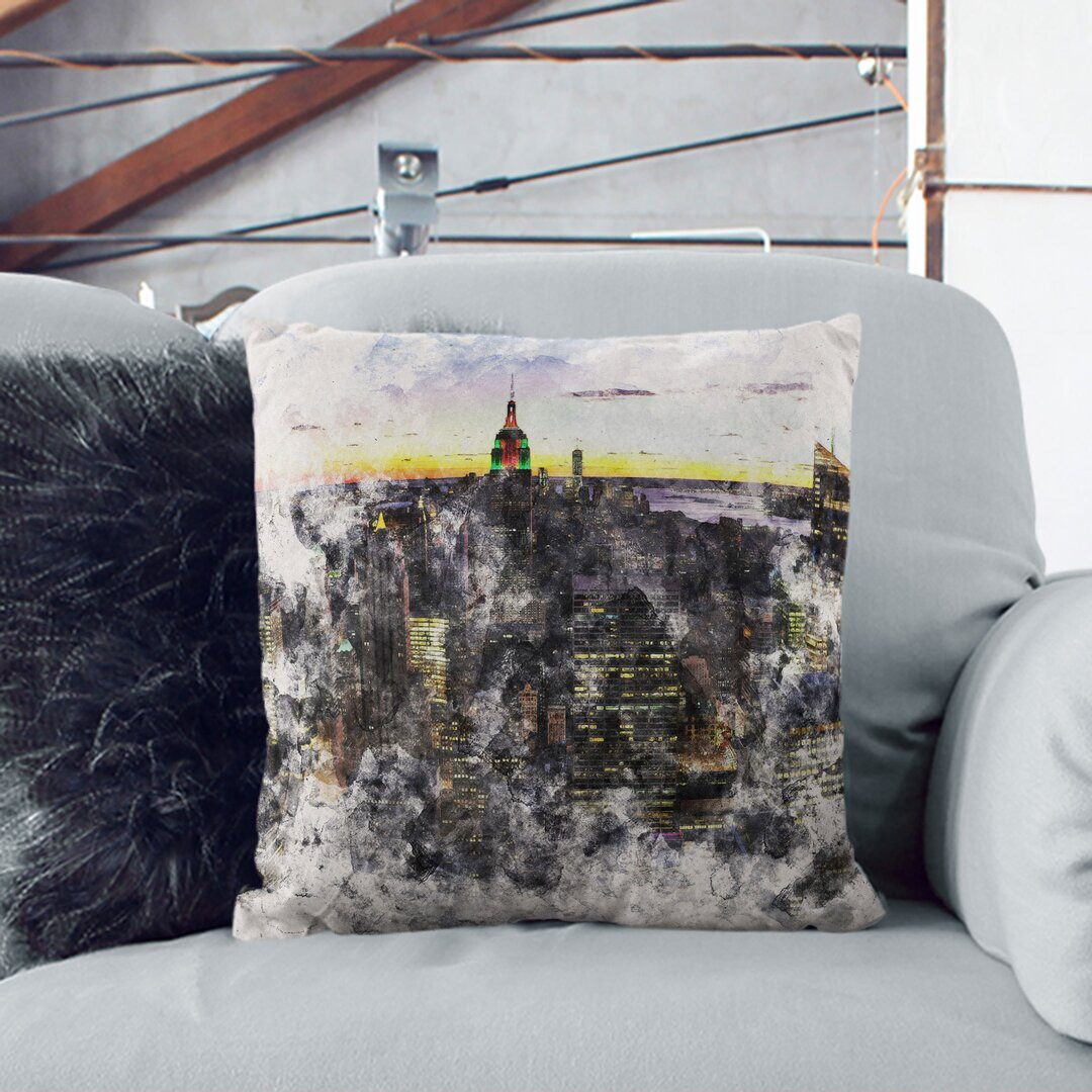 New York Skyline Vol.1 Scatter Cushion by Wayfair | ufurnish.com
