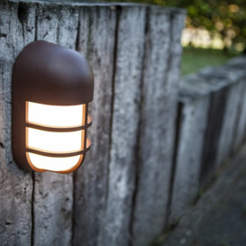 Brookview Integrated LED Outdoor Bulkhead Light