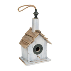 Country Deluxe Wooden Hanging Bird House