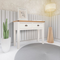 Laura Ashley Provencale 1 Drawer Console Table, Ivory by John