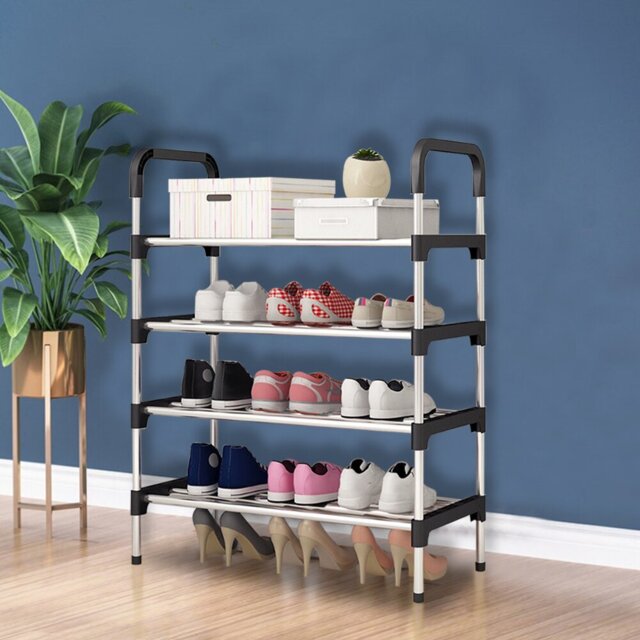 12 Pair Stackable Shoe Rack by Wayfair | ufurnish.com