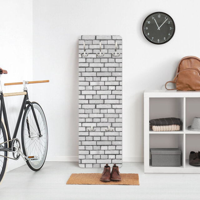 Brick Wall Wall Mounted Coat Rack by Wayfair | uFurnish.com