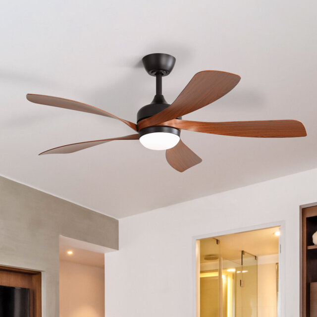 Westinghouse Lighting Comet 52-Inch Five-Blade Indoor Ceiling Fan, Matte Black Finish With Dimmable