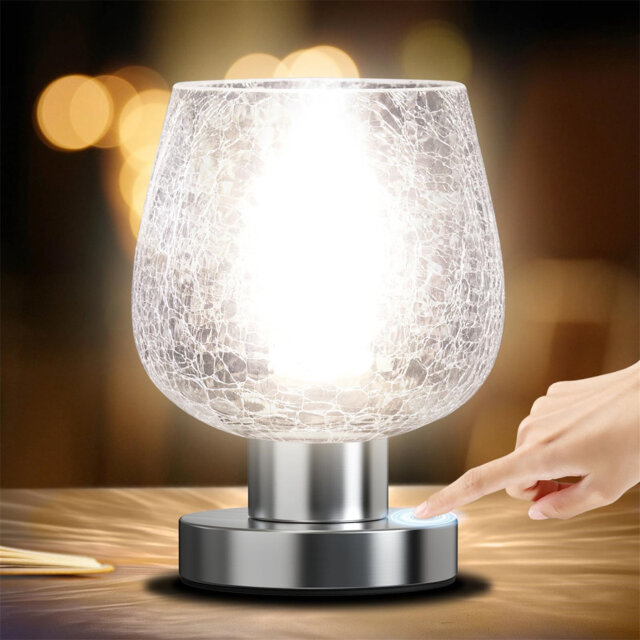 Bedroom Touch Bedside Table Lamp, Vintage Small Touch Lamp With ...