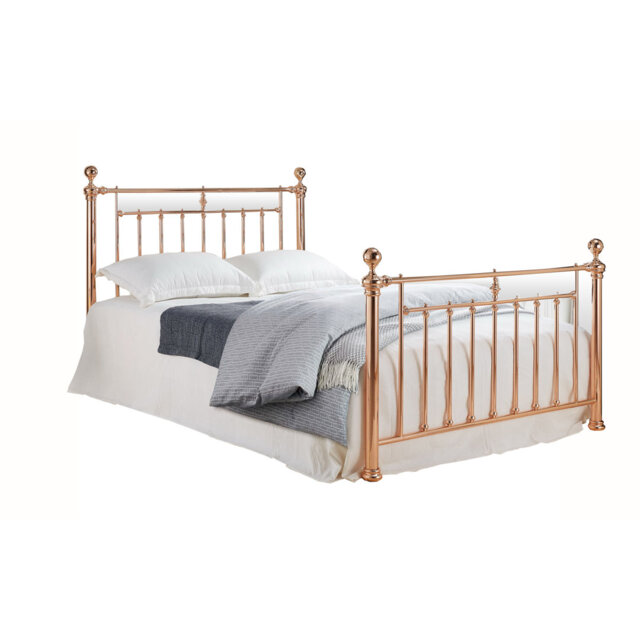 Alexander Rose Gold Bed Frame by Wayfair | ufurnish.com