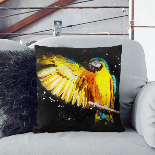 Photo inspiration: Visual Reference: Macaw Parrot Cushion With Filling By Wayfair