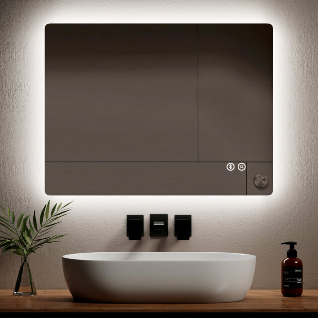Breinne Lighted Wall Mounted Bathroom / Vanity Mirror by Wayfair ...
