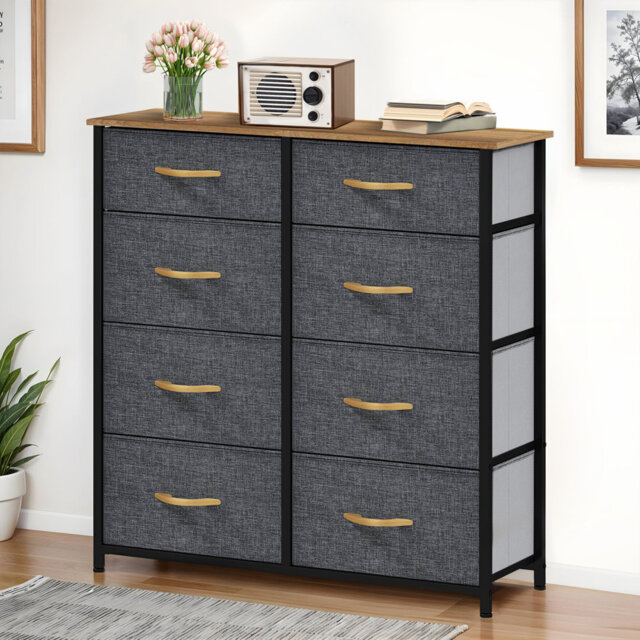 8 Drawer Chest of Drawers 85.6cm W Bedroom Drawers by Wayfair ...