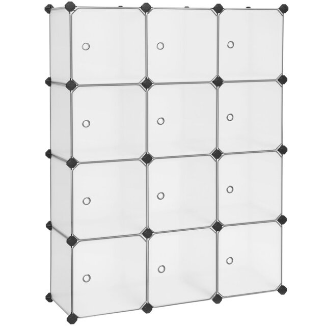 12 Pair Stackable Shoe Storage Cabinet by Wayfair | ufurnish.com