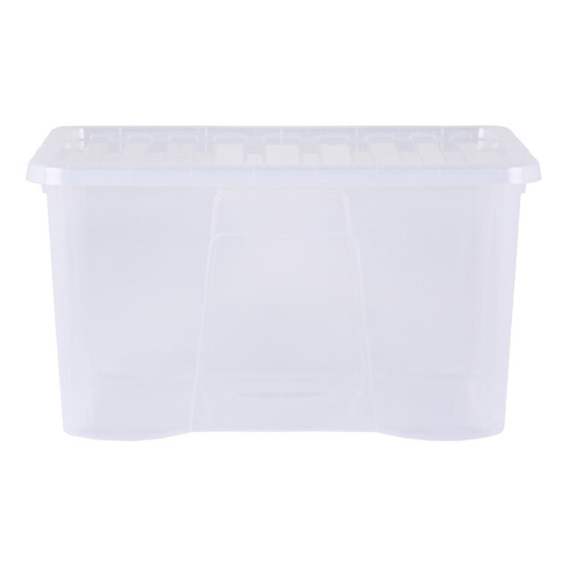 Wham Crystal 60L Plastic Storage Box Pack of 10 Clear by Wayfair ...