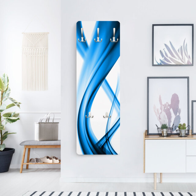 Blue Element Abstract Wall Mounted Coat Rack by Wayfair | ufurnish.com