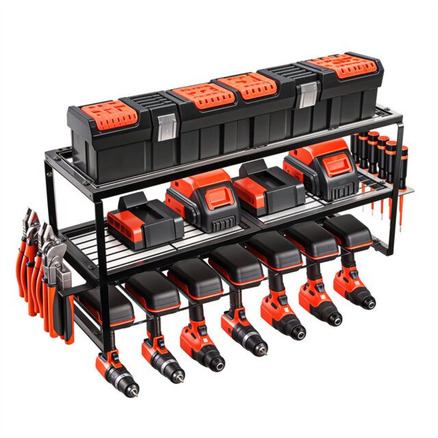 Tool Storage Garage Wall Rack,Wall-Mounted Tool Shelf by Wayfair ...