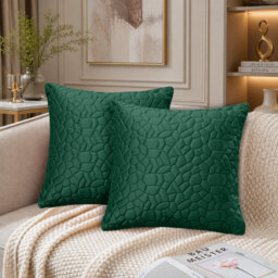 Viscacha Cushion Cover - Evergreen by OKA | uFurnish.com