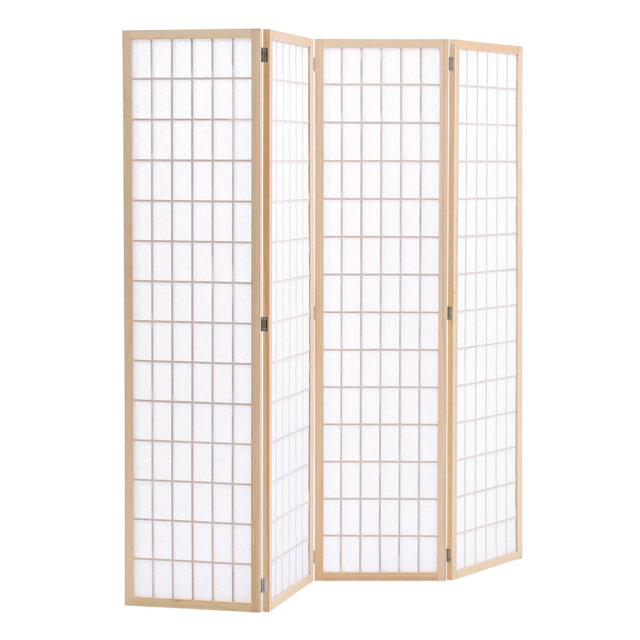 Room Divider Woven 4 Panel - 180cm x 180cm -A TOUCH OF CLASS main image 1