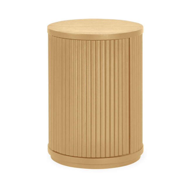 Fluted Table Riser Auman Fluted Side Table With Door by Wayfair | ufurnish.com