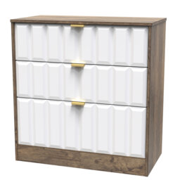 Ready Assembled 2 U Seattle 3 Drawer Deep Chest (Ready Assembled) in ...