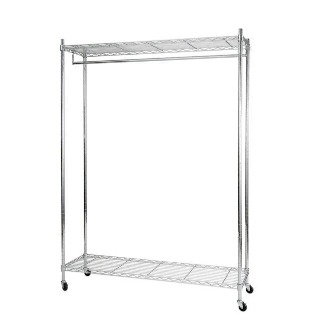 Pugh 89Cm Rolling Clothes Rack by Wayfair | ufurnish.com