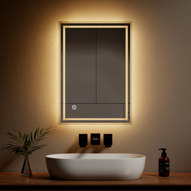 Brean Lighted Wall Mounted Bathroom / Vanity Mirror by Wayfair ...