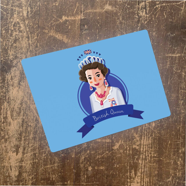 Isideco Weiße Deko-Büste Englische Queen Elisabeth II - Elegante Zierfigur