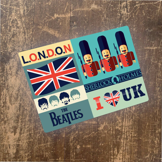 I Love the UK Iconic Wall Décor by Wayfair | ufurnish.com
