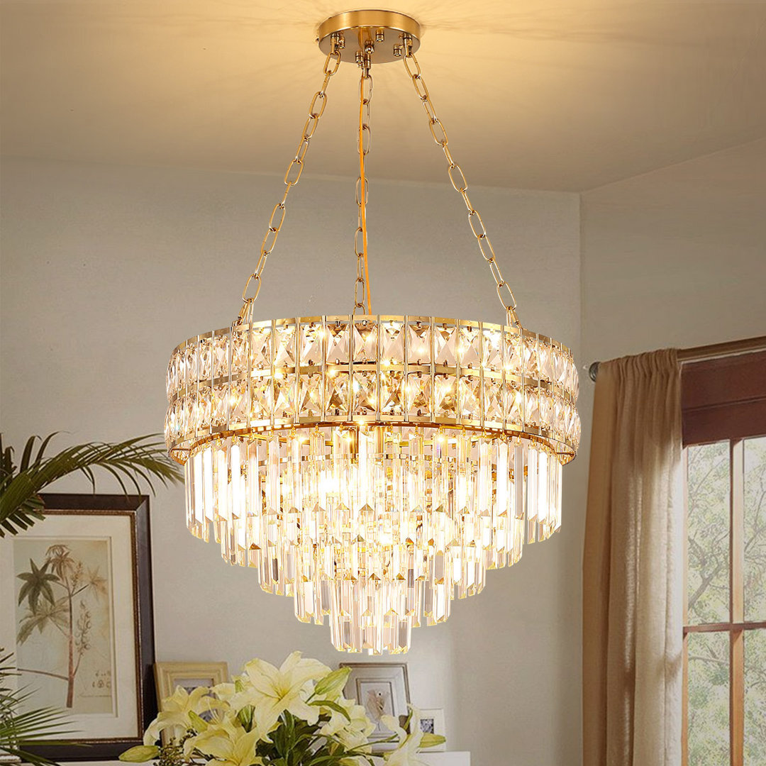 Annukka 11 - Light Crystal Chandelier by Wayfair | uFurnish.com