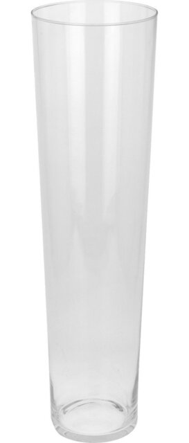 Very Large Clear Glass Tall Floor Standing Vase Large Glass Flower