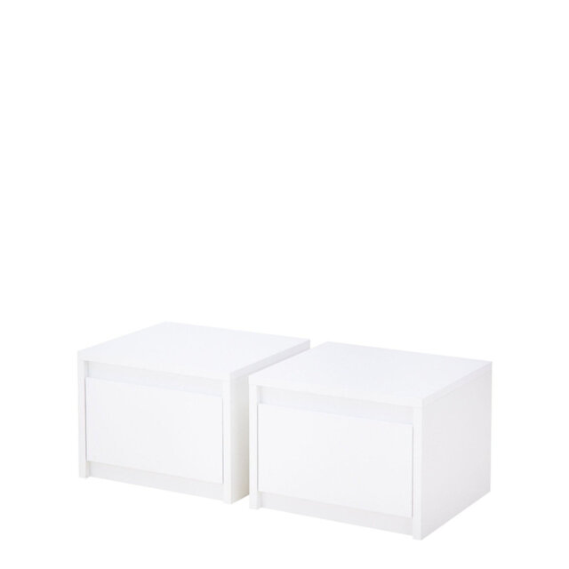 Curated visual reference: Minimalist Furniture Storage Solutions Reference: Minimalist Handle Free Bedside Cabinets W470Mm