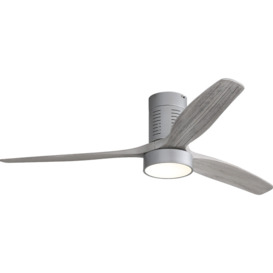 132Cm 3 - Blade LED Smart Ceiling Fan with Remote Control and Light Kit Included