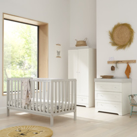 Malmo Cot Bed 4-Piece Nursery Furniture Set