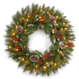 Frosted Berry Artificial Wreath