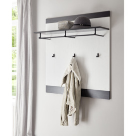 Shedd 3 - Hook Wall Mounted Coat Rack with Storage