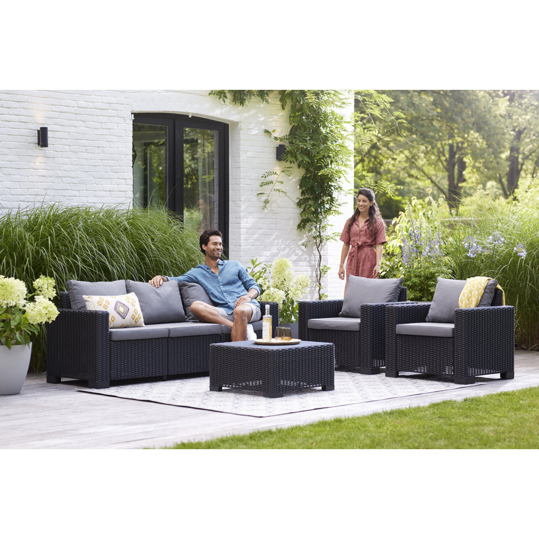 Keter California 5 Seater Outdoor Garden Furniture Lounge set by Wayfair