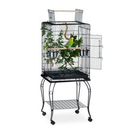 Dwain Bird Cage with Outside Perch